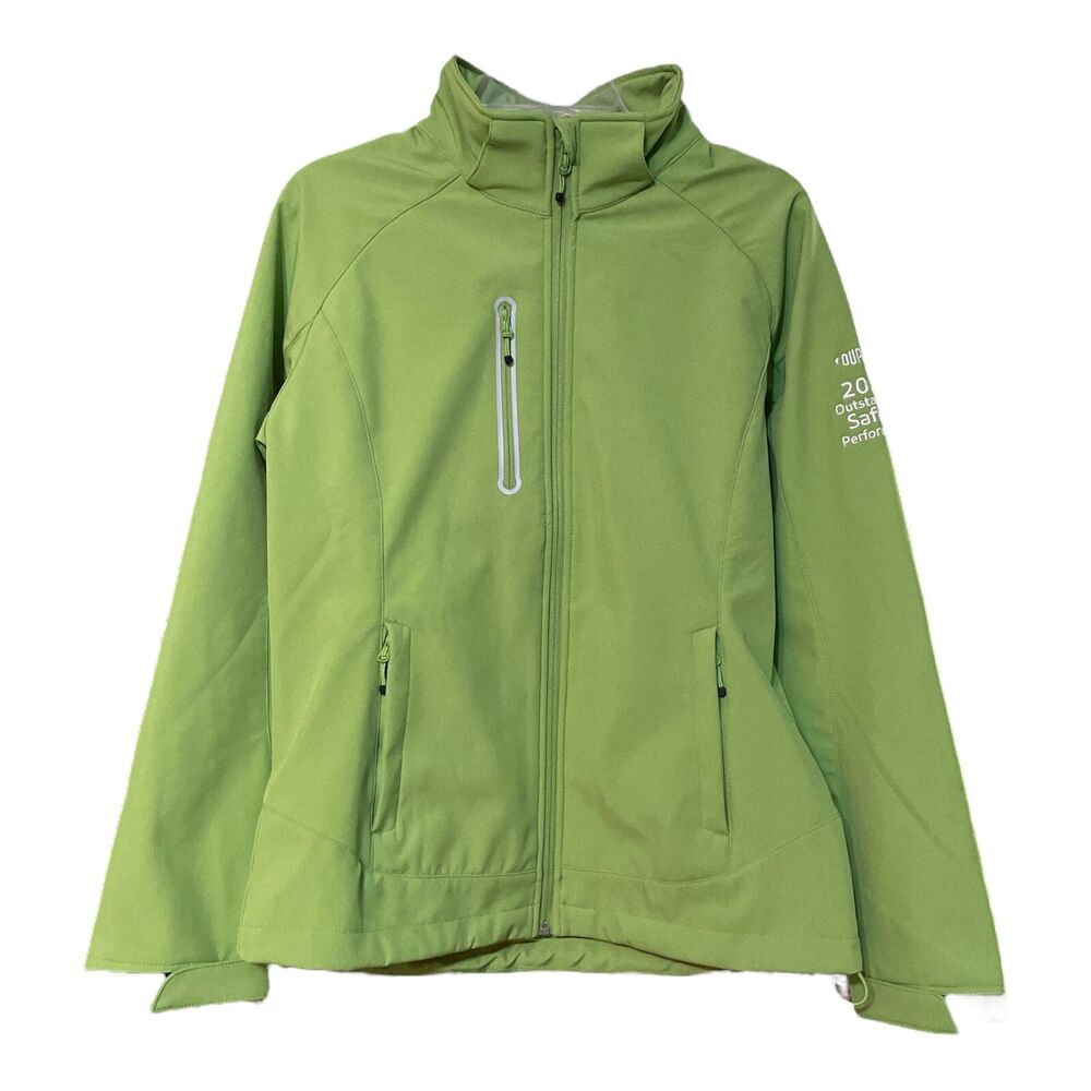 Clique Dupont Safety Employee Jacket Green Women’s Medium No Hood Workwear